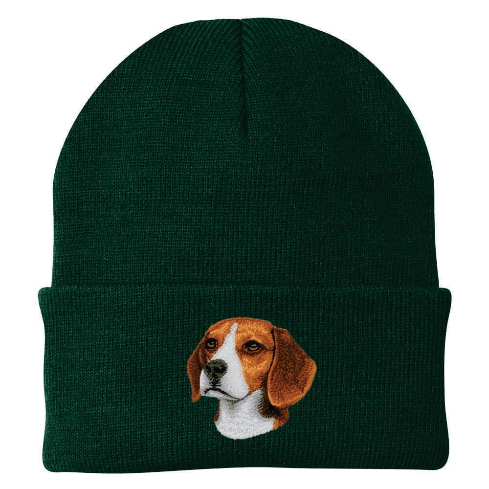 Beagle Embroidered Beanie - Image 2