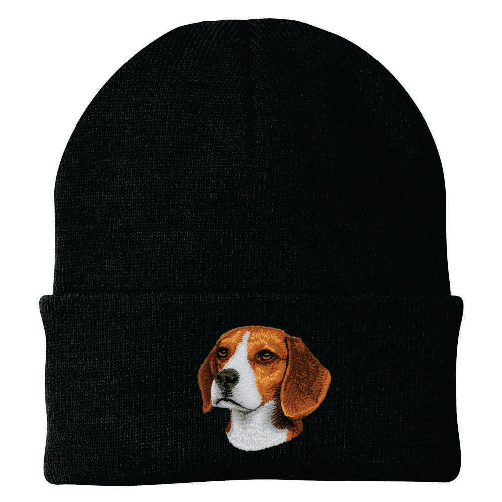 Beagle Embroidered Beanie - Image 4
