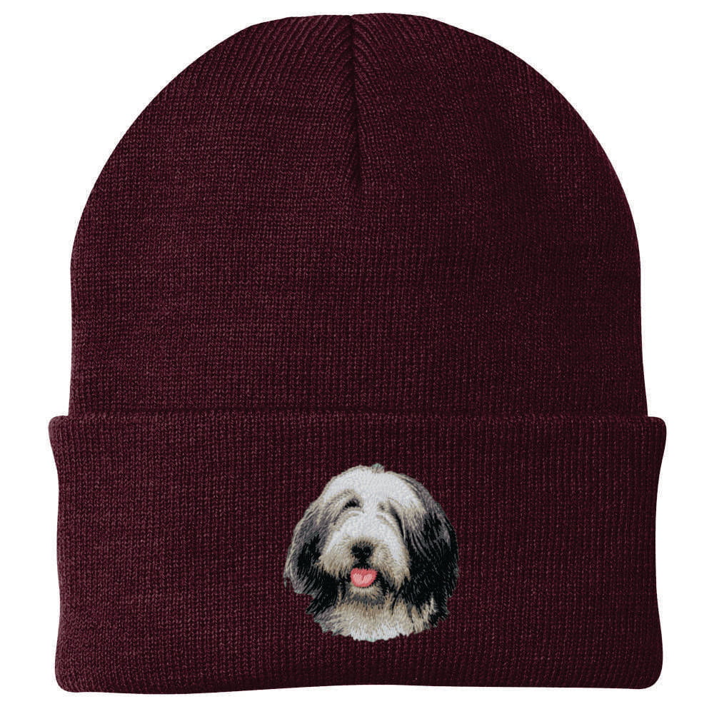 Bearded Collie Embroidered Beanie - Image 4