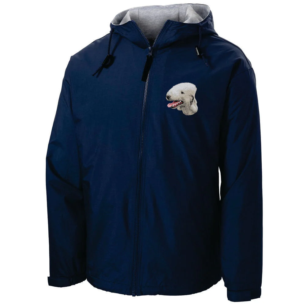Bedlington Terrier Embroidered Hooded Jacket