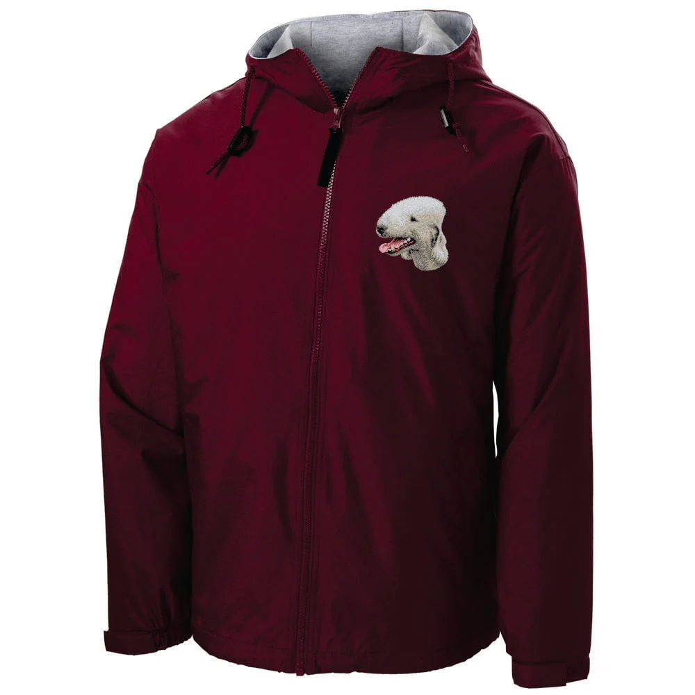 Bedlington Terrier Embroidered Hooded Jacket - Image 4