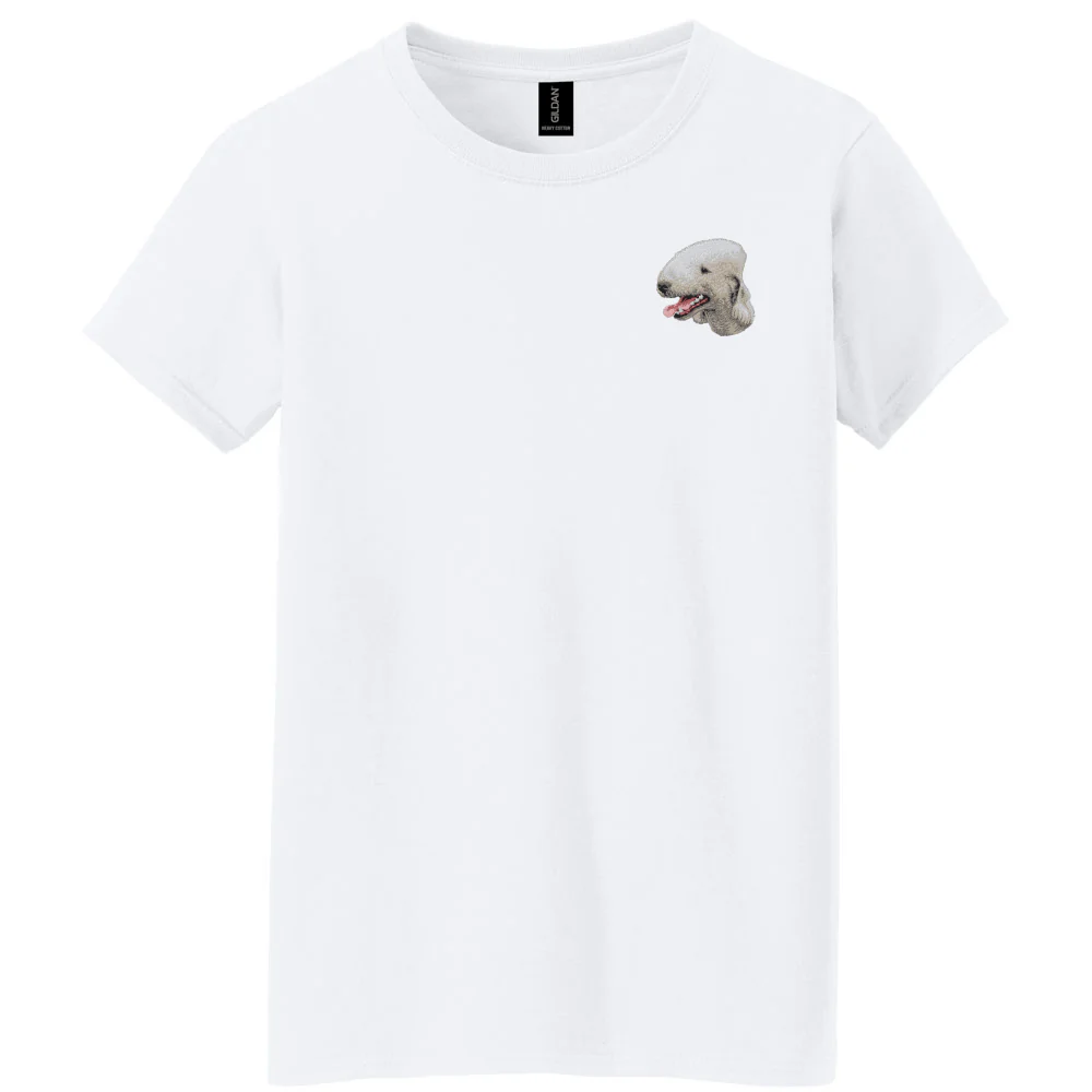 Bedlington Terrier Embroidered Women's T-Shirt - Image 2