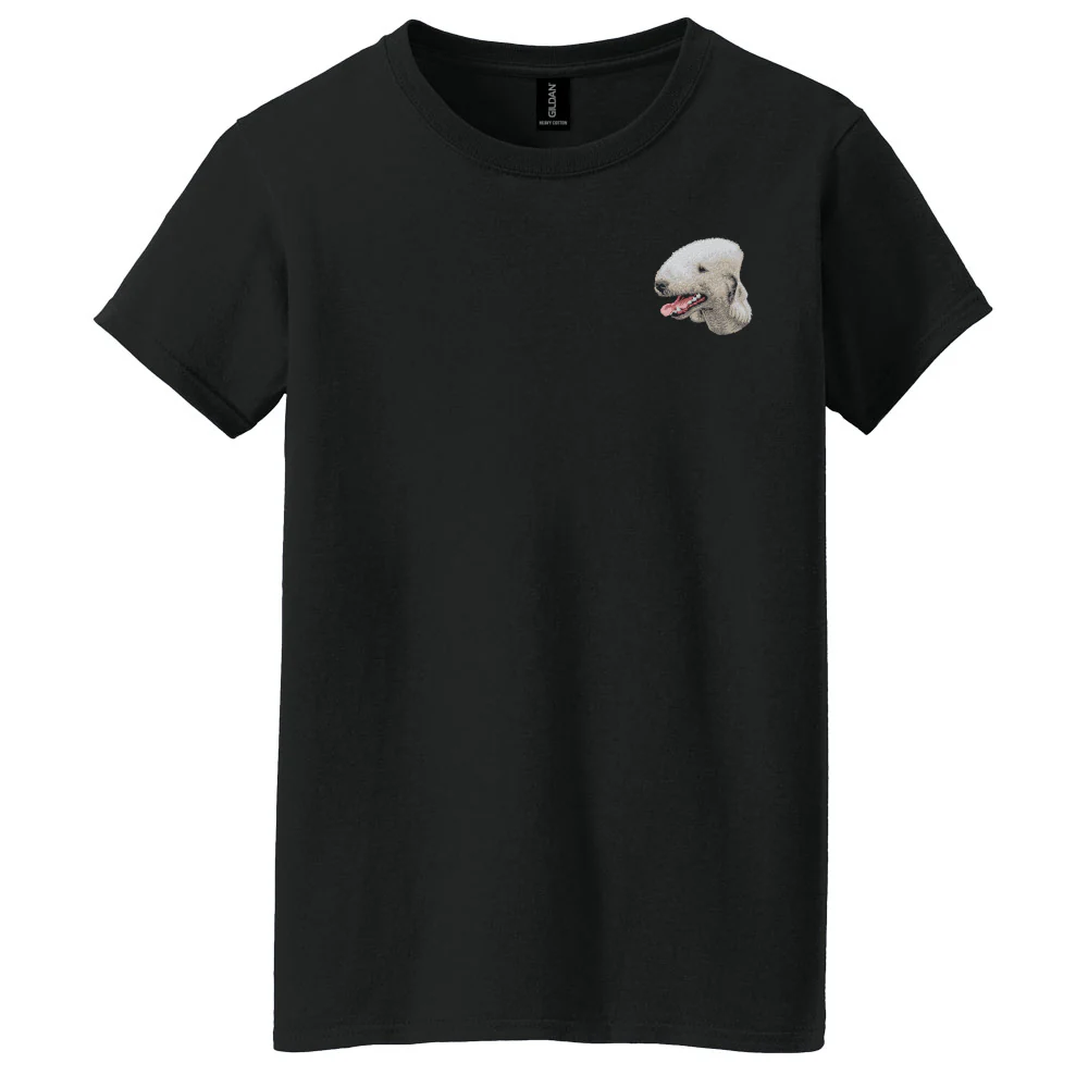 Bedlington Terrier Embroidered Women's T-Shirt - Image 3