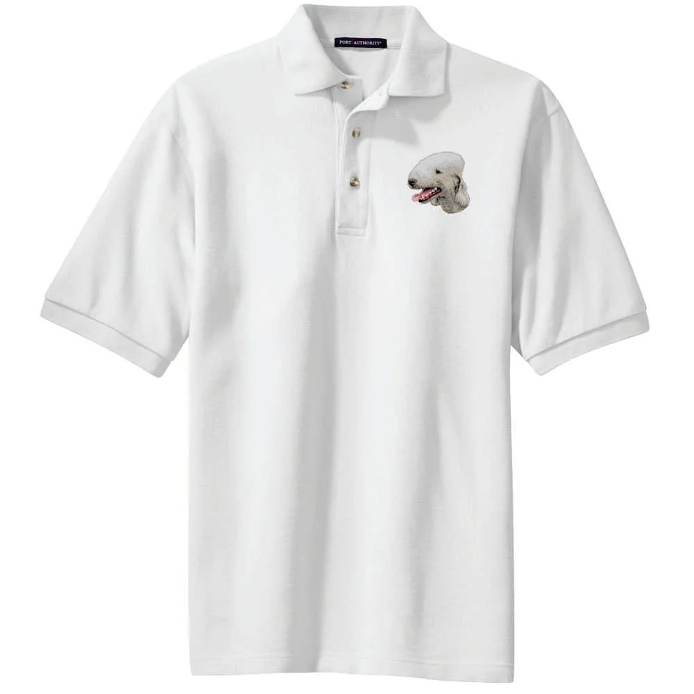 Bedlington Terrier Embroidered Polo Shirt - Image 2