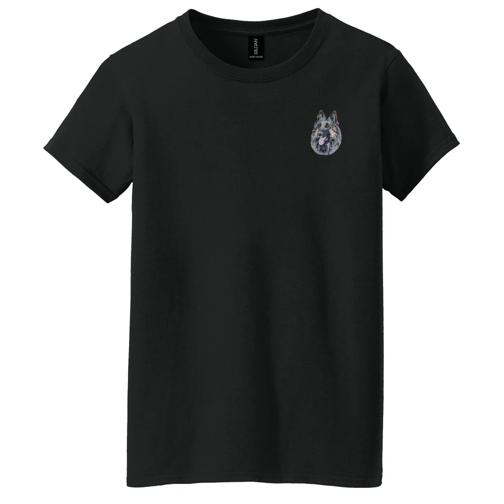 Belgian Tervuren Embroidered Women's T-Shirt - Image 6