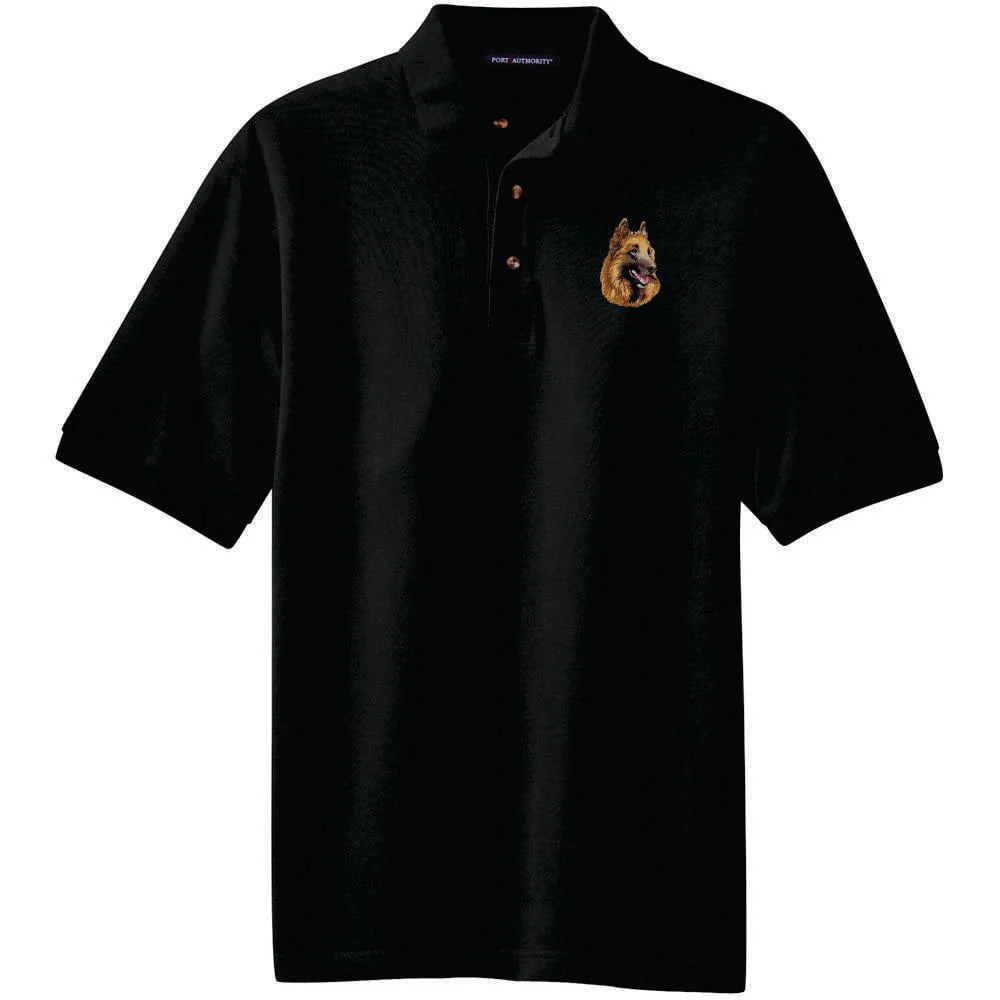 Belgian Tervuren Embroidered Polo Shirt - Image 3