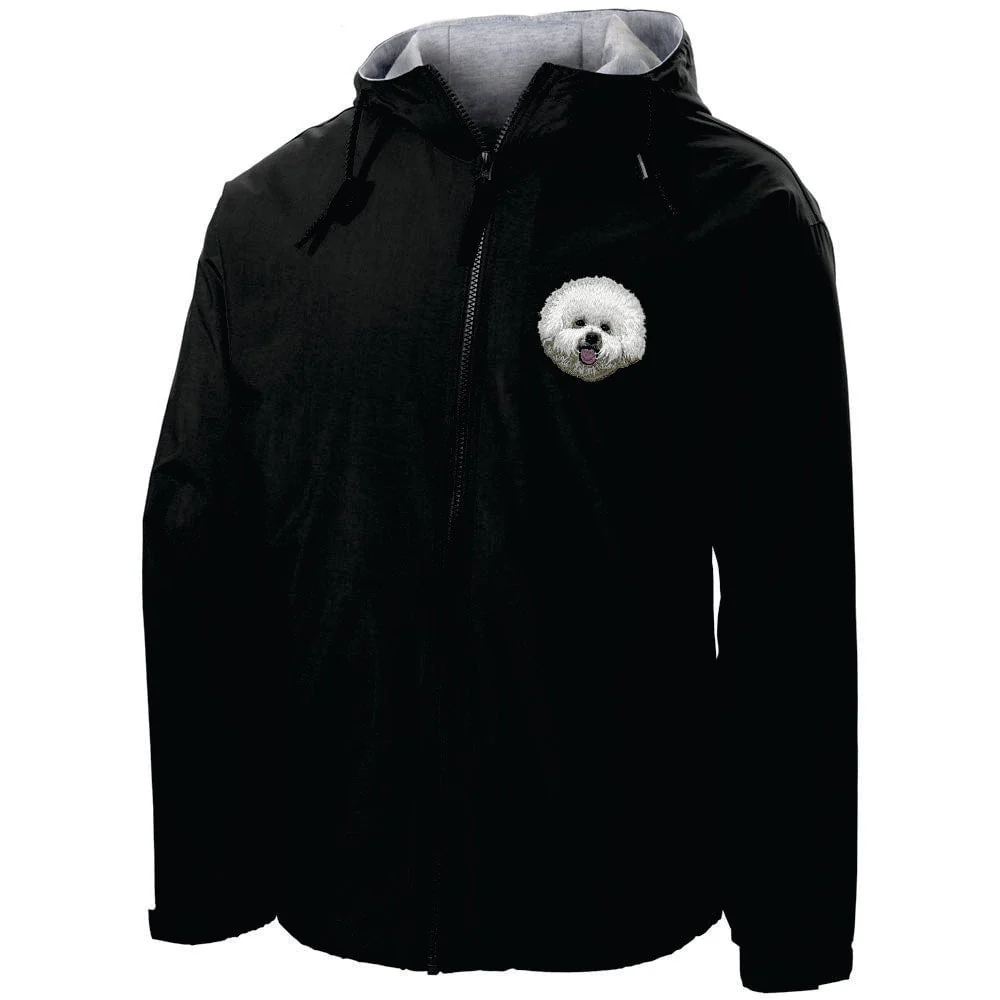 Bichon Frise Embroidered Hooded Jacket - Image 2