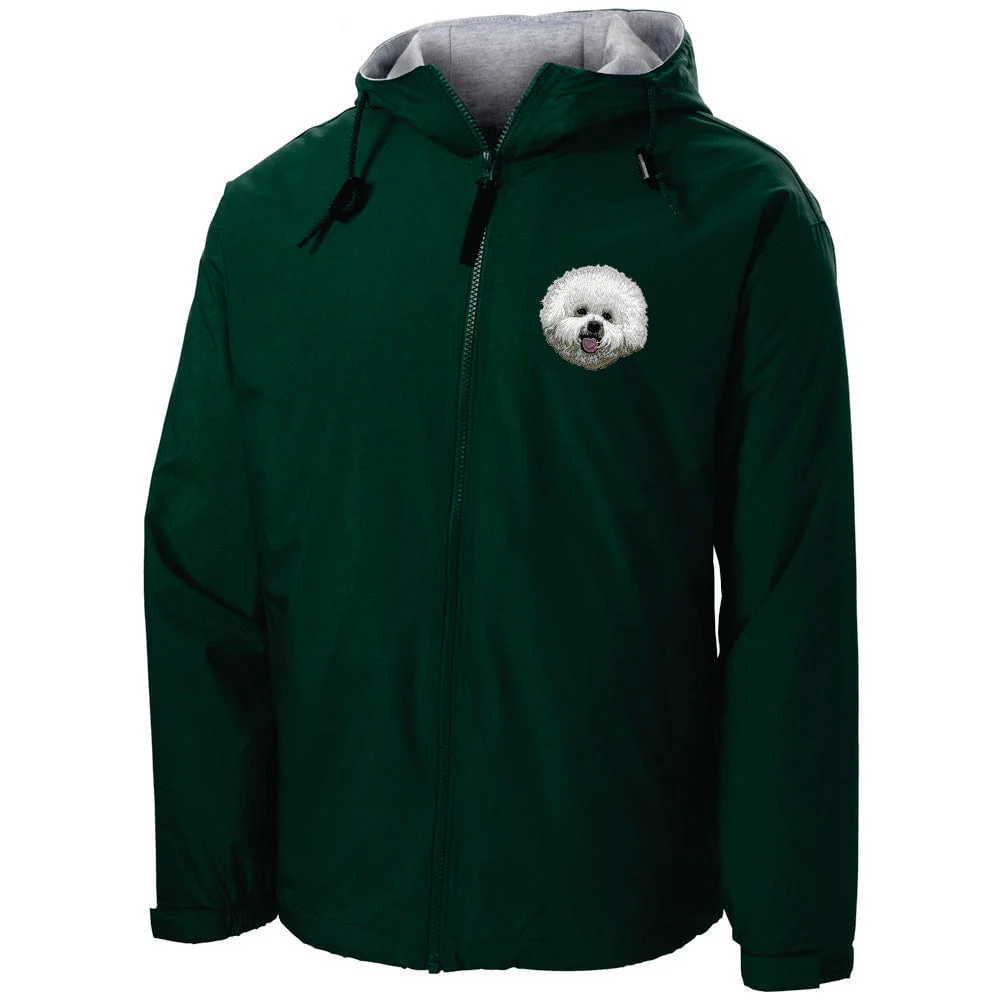 Bichon Frise Embroidered Hooded Jacket - Image 3