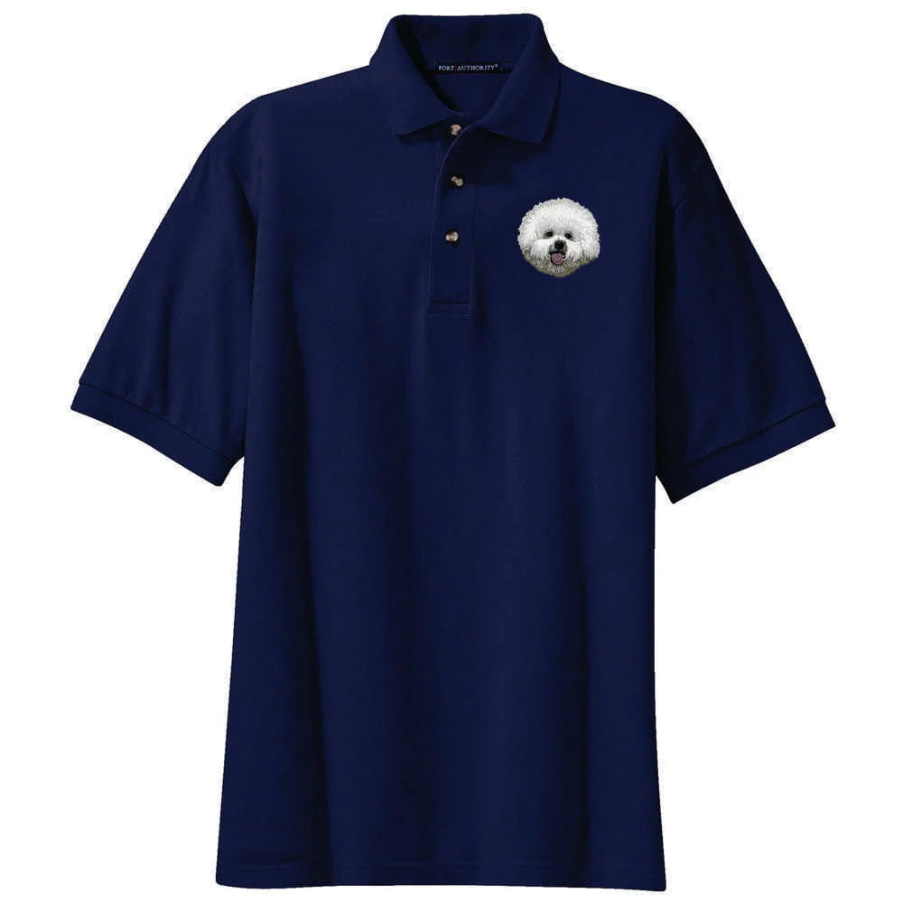 Bichon Frise Embroidered Polo Shirt