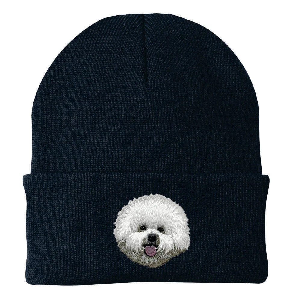 Bichon Frise Embroidered Beanie - Image 4