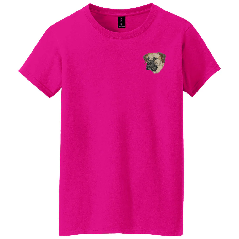 Boerboel Embroidered Women's T-Shirt