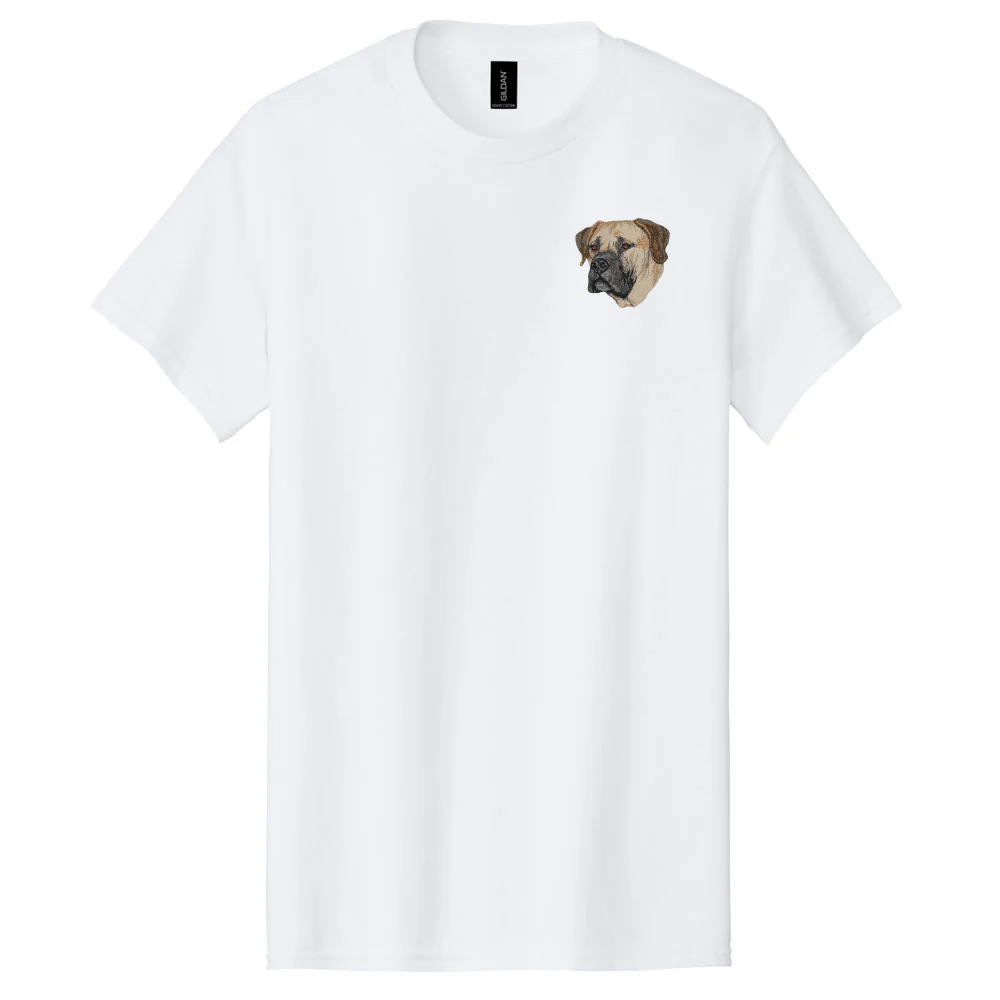 Boerboel Embroidered Men's T-Shirt - Image 3