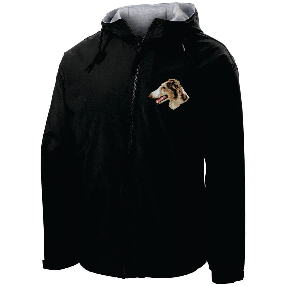 Borzoi Embroidered Hooded Jacket - Image 2