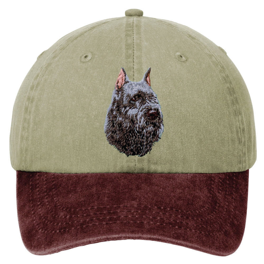 Bouvier des Flandres  Embroidered Two Tone Baseball Cap - Image 2