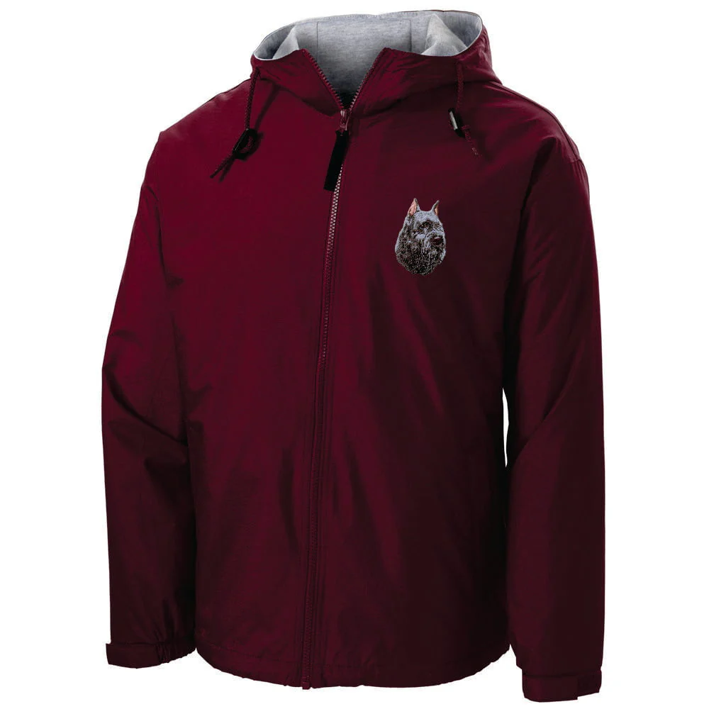 Bouvier des Flandres Embroidered Hooded Jacket - Image 4