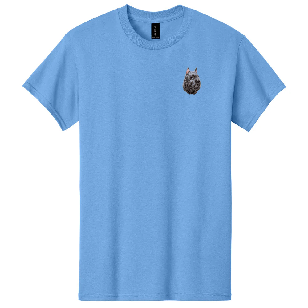 Bouvier des Flandres Embroidered Men's T-Shirt