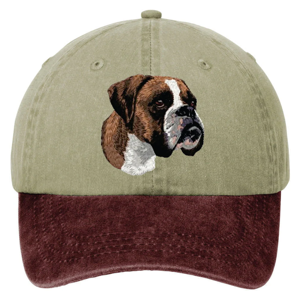 Boxer  Embroidered Two Tone Baseball Cap - Image 2