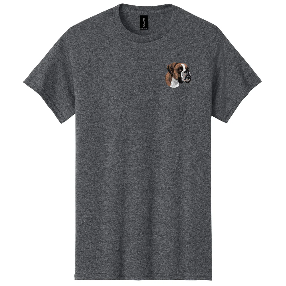 Boxer Embroidered Men's T-Shirt - Image 2