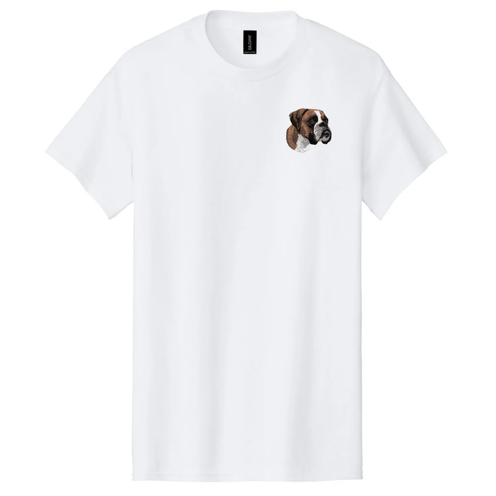 Boxer Embroidered Men's T-Shirt - Image 3