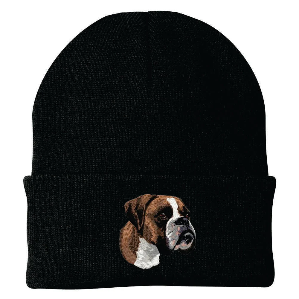 Boxer Embroidered Beanie - Image 2