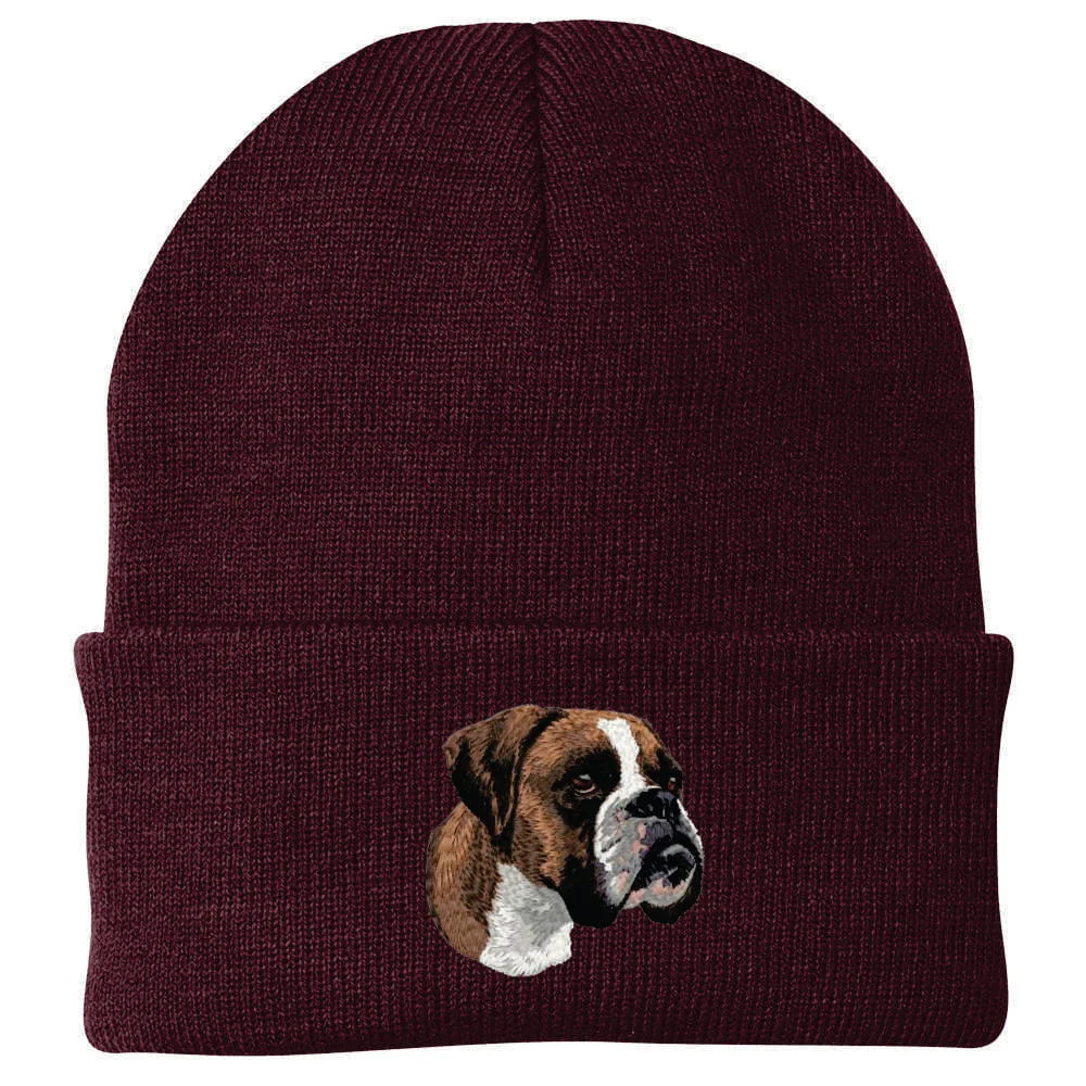 Boxer Embroidered Beanie - Image 3