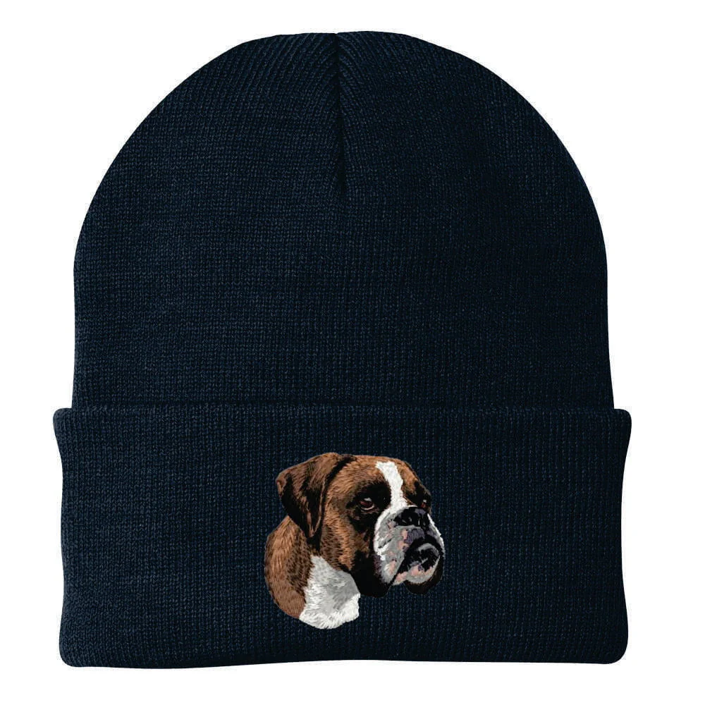 Boxer Embroidered Beanie - Image 4