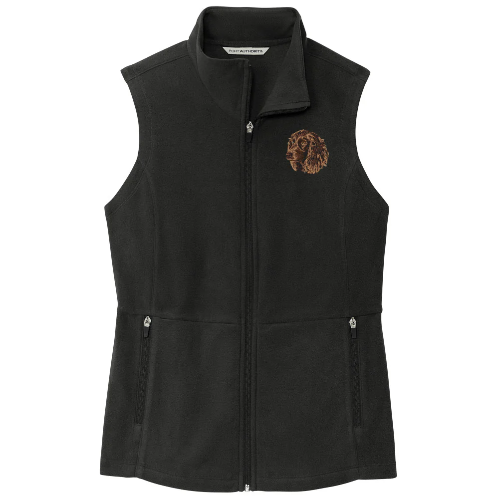 Boykin Spaniel Embroidered Women's Fleece Vest - Image 3
