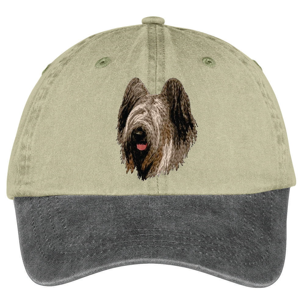 Briard  Embroidered Two Tone Baseball Cap - Image 3