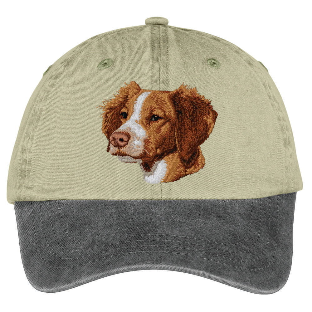 Brittany  Embroidered Two Tone Baseball Cap