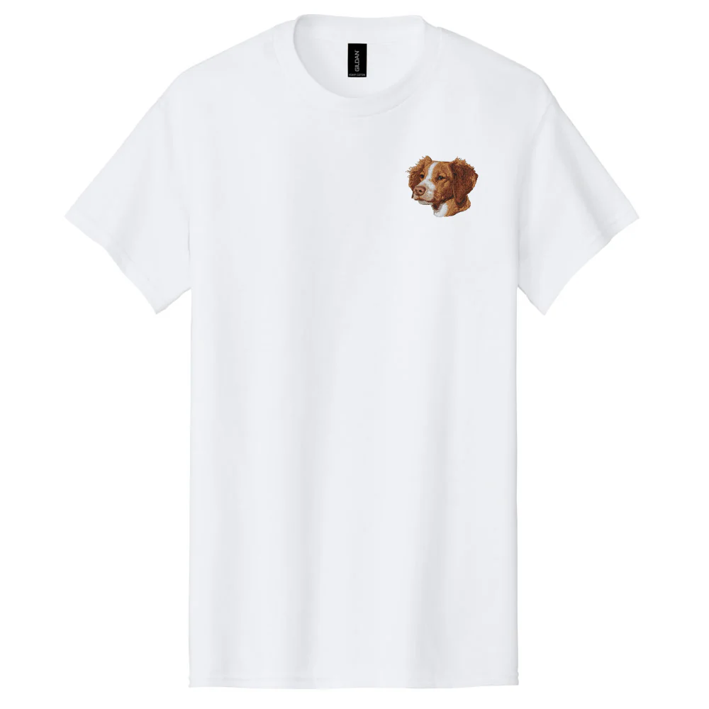 Brittany Embroidered Men's T-Shirt - Image 3