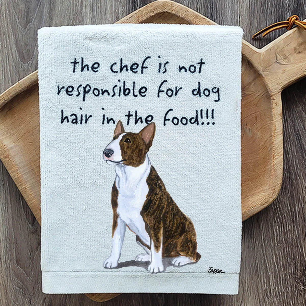 Bull Terrier Dish Towel - Image 2