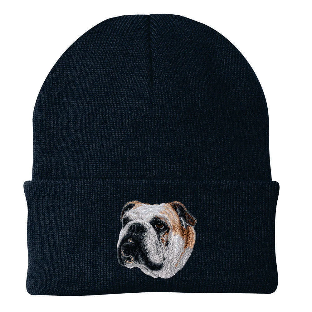 Bulldog Embroidered Beanie - Image 3