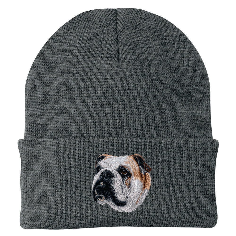 Bulldog Embroidered Beanie - Image 4