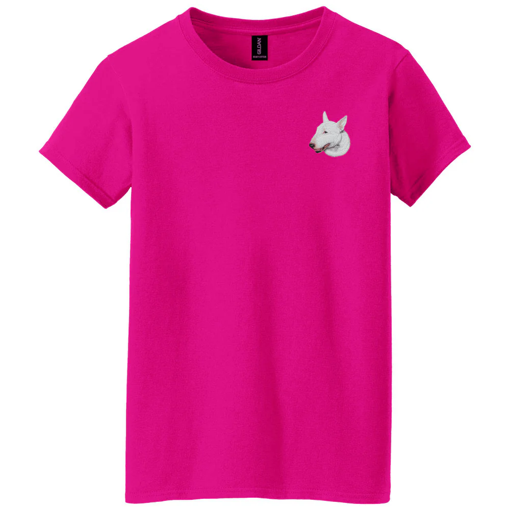 Bull Terrier Embroidered Women's T-Shirt