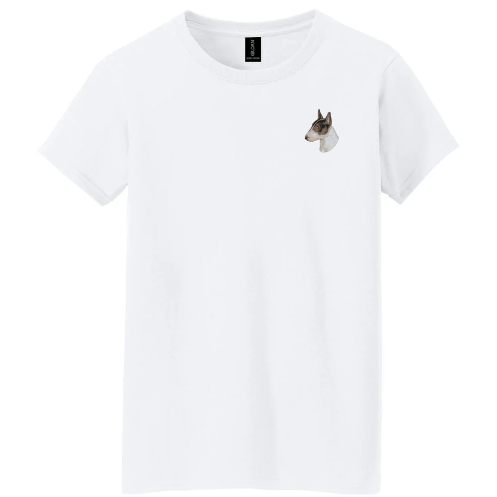 Bull Terrier Embroidered Women's T-Shirt - Image 4