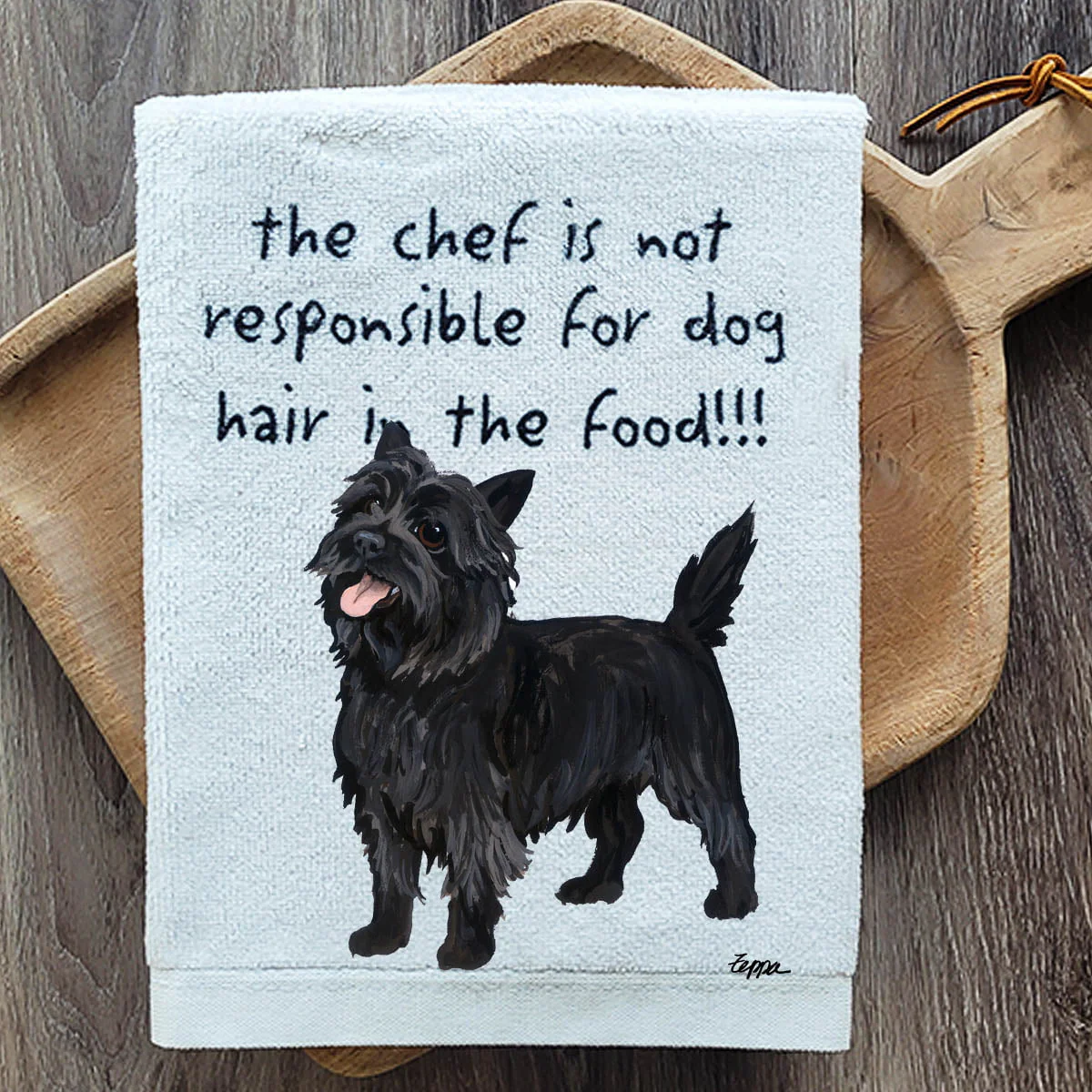 Cairn Terrier Dish Towel - Image 2