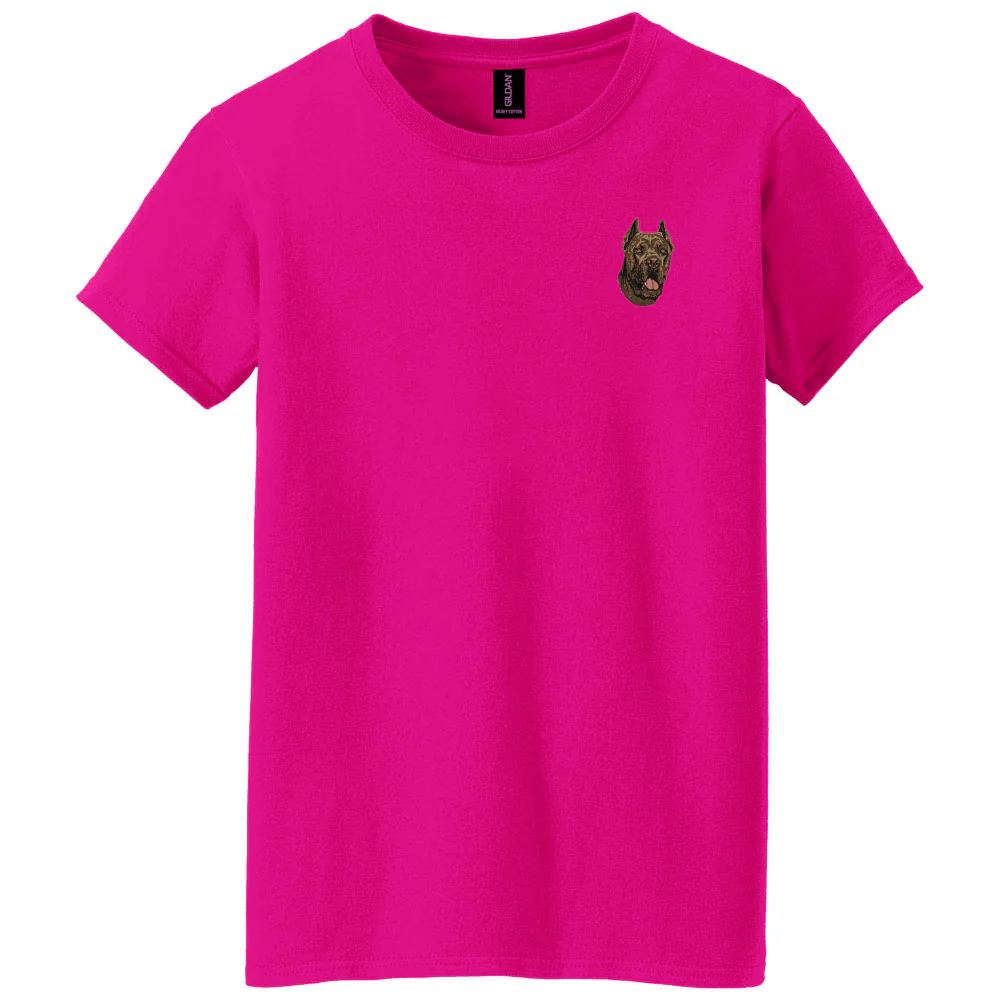 Cane Corso Embroidered Women's T-Shirt