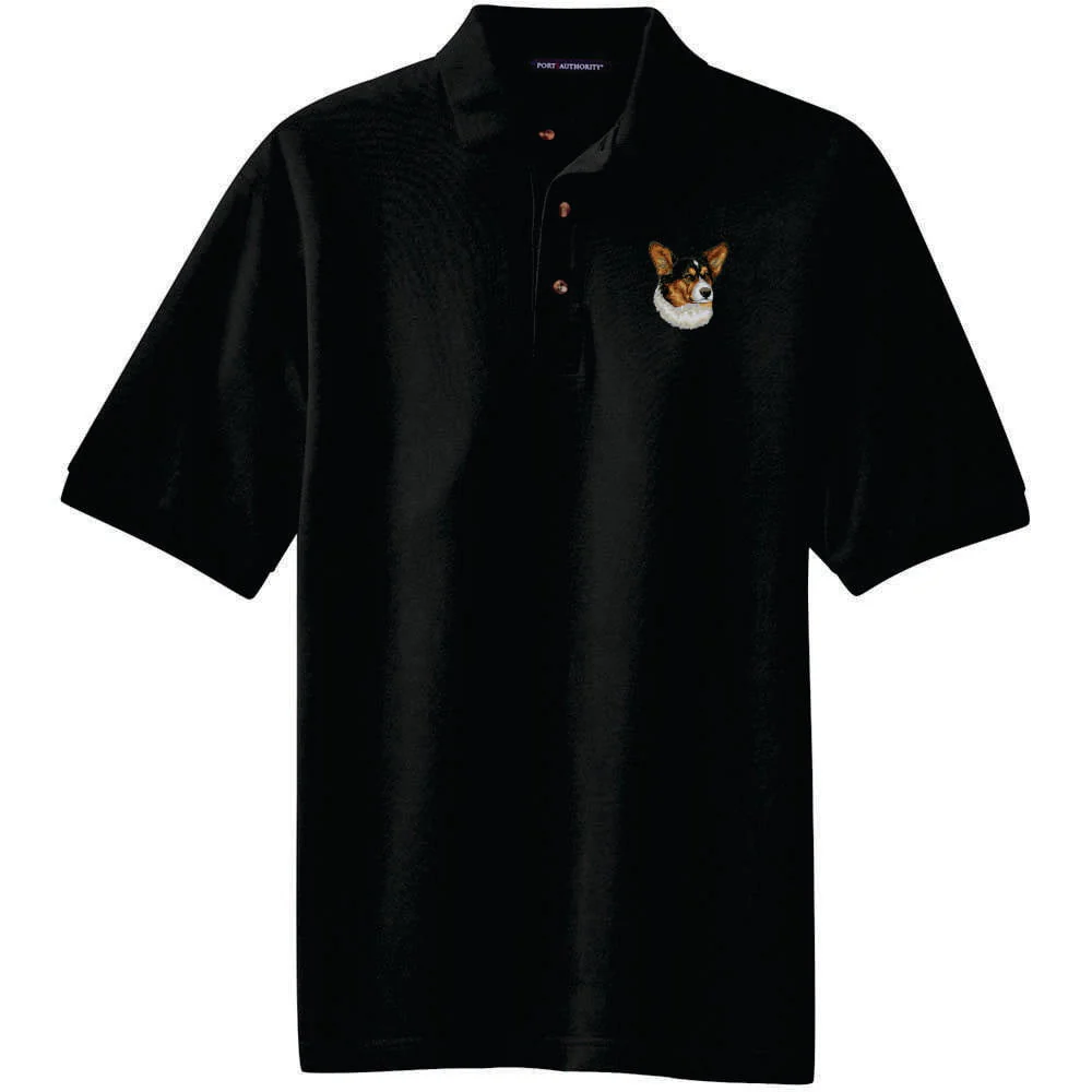 Cardigan Welsh Corgi Embroidered Polo Shirt - Image 3