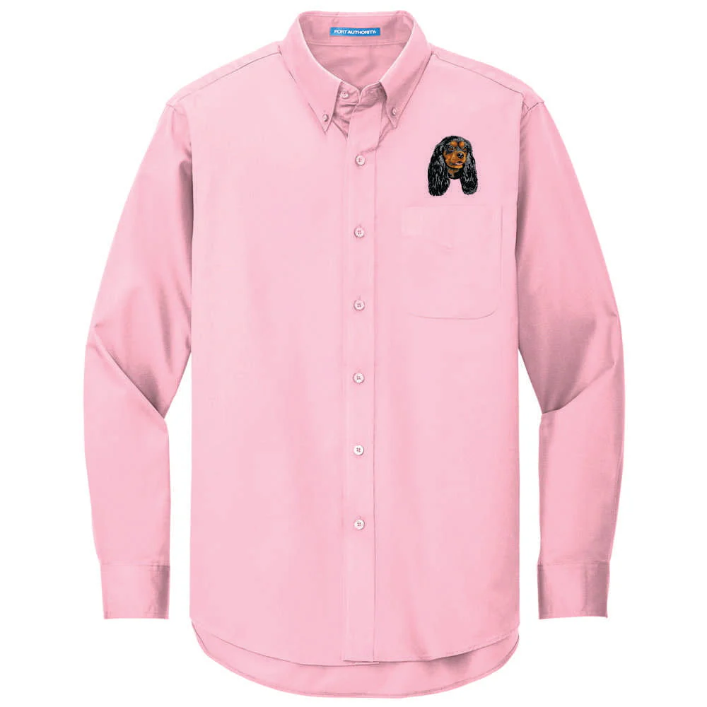 Cavalier King Charles Spaniel Embroidered Long Sleeve Button Up Shirt - Image 8