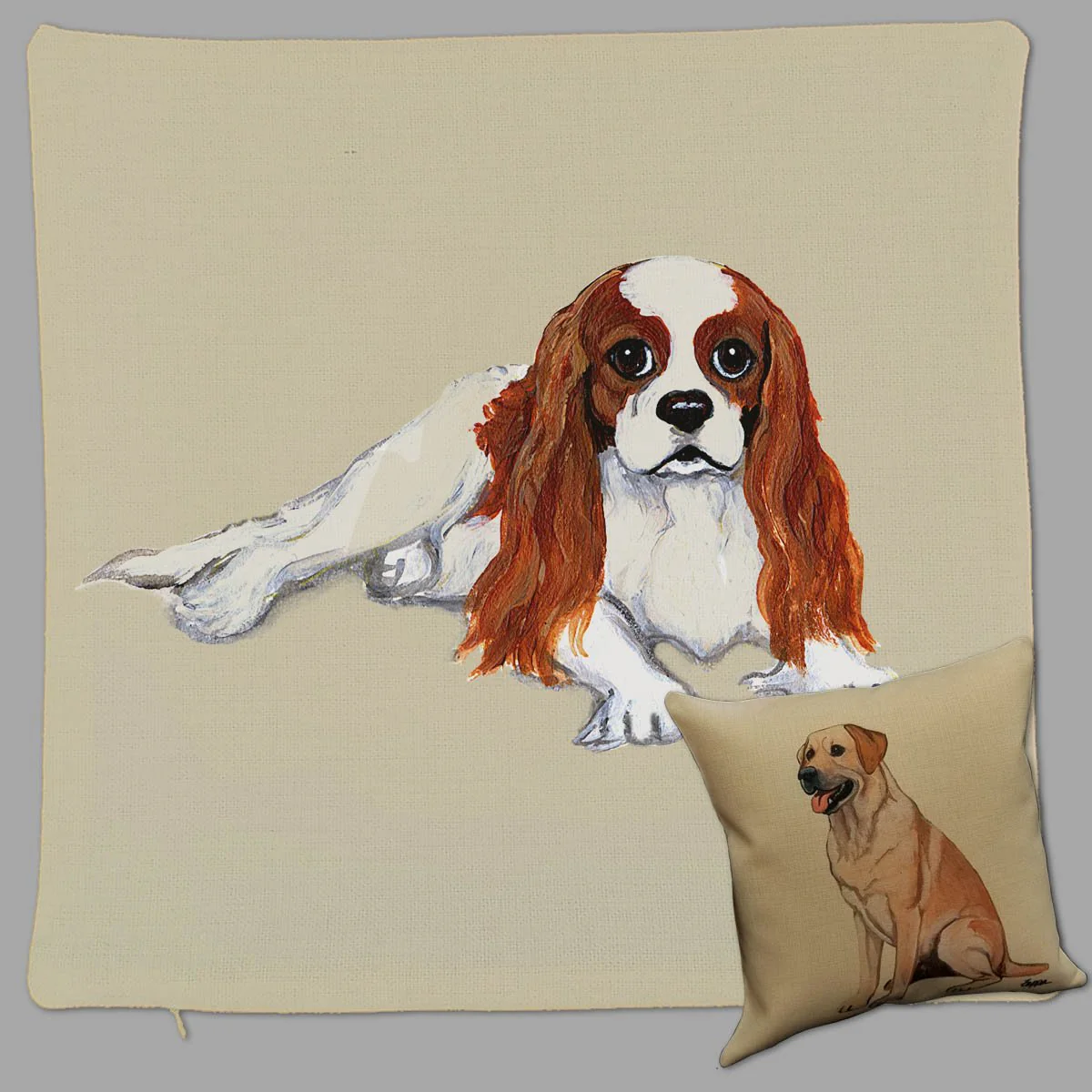 Cavalier King Charles Spaniel Pillow Cover - Image 2