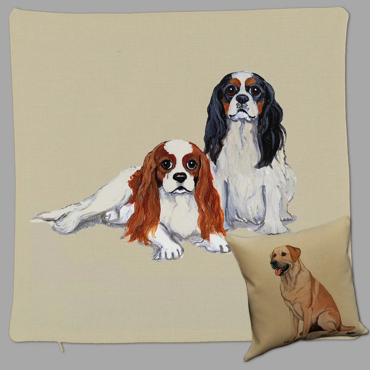 Cavalier King Charles Spaniel Pillow Cover - Image 3