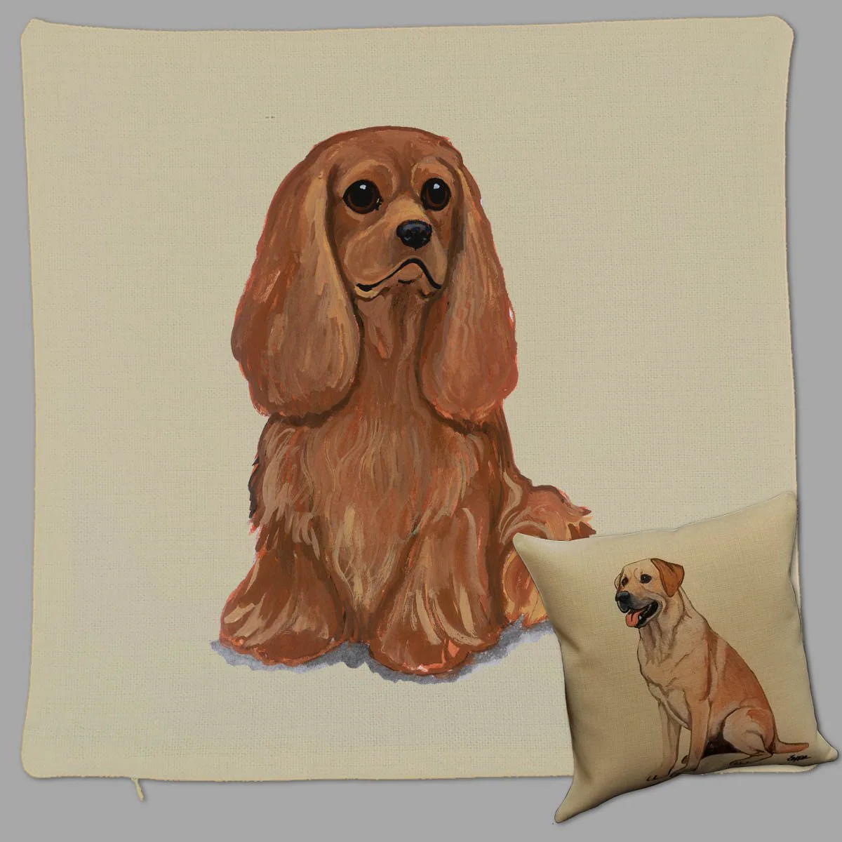 Cavalier King Charles Spaniel Pillow Cover - Image 4