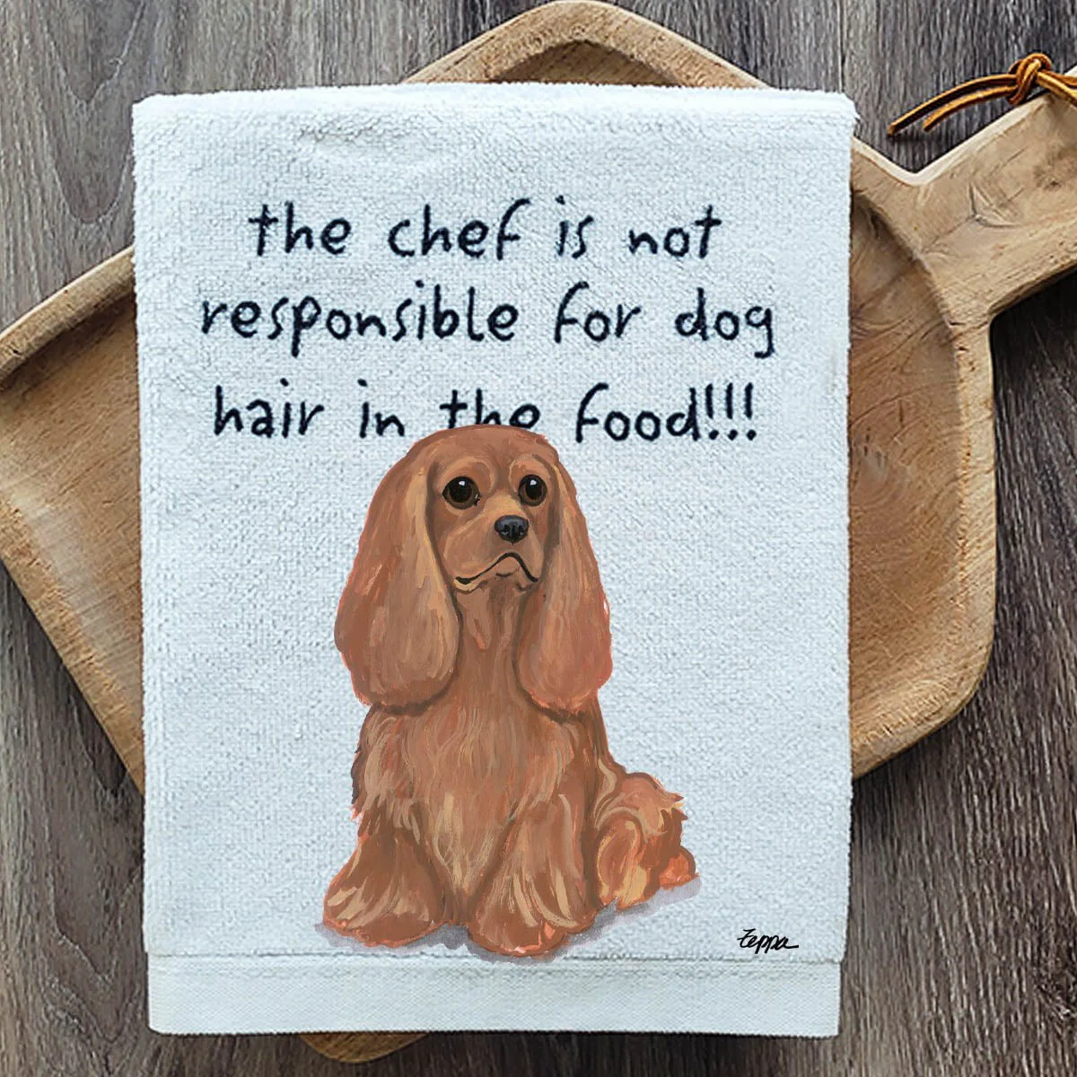 Cavalier King Charles Spaniel Dish Towel - Image 3