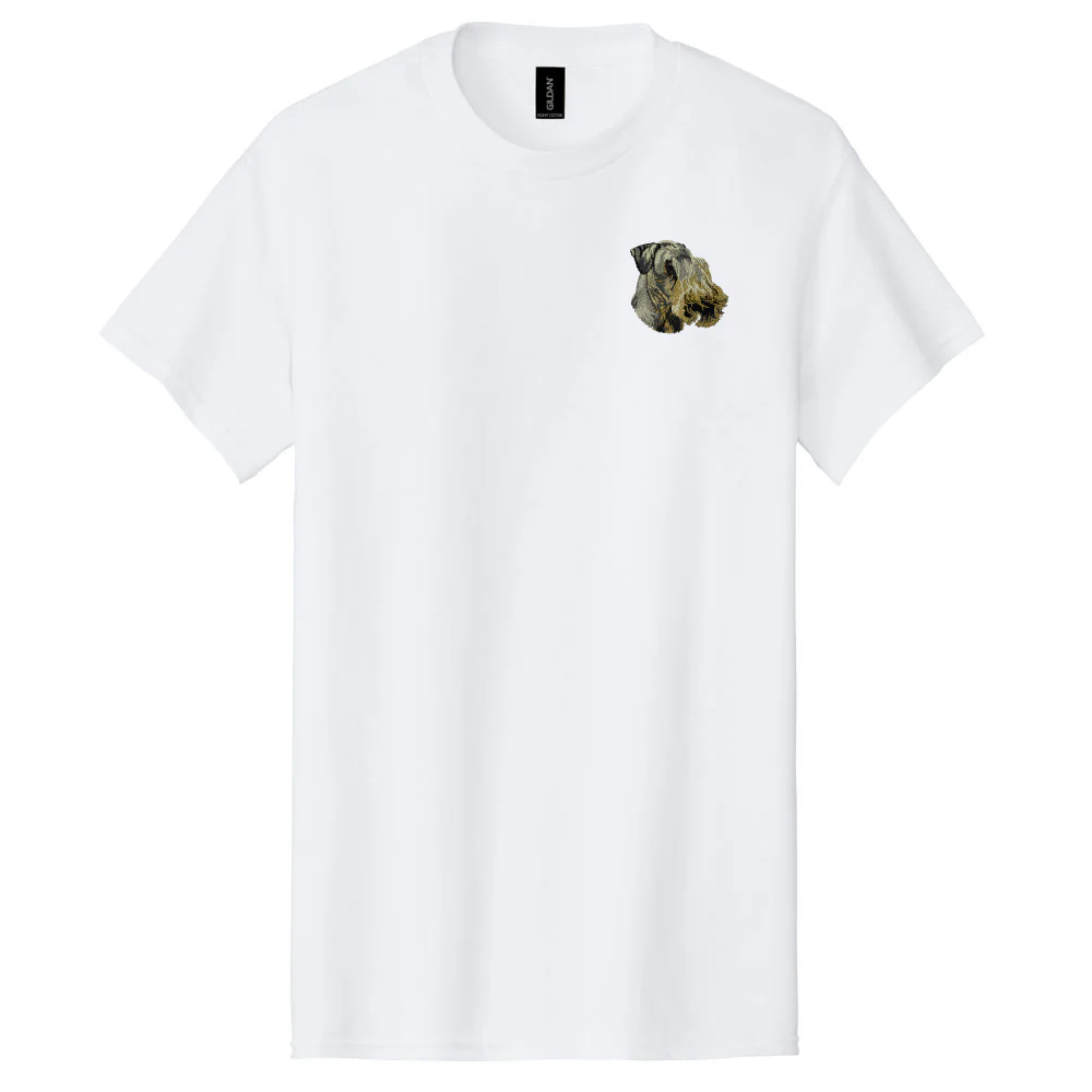 Cesky Terrier Embroidered Men's T-Shirt - Image 3