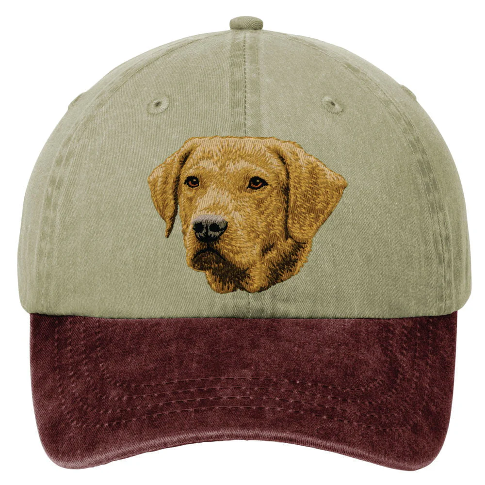 Chesapeake Bay Retriever  Embroidered Two Tone Baseball Cap - Image 2