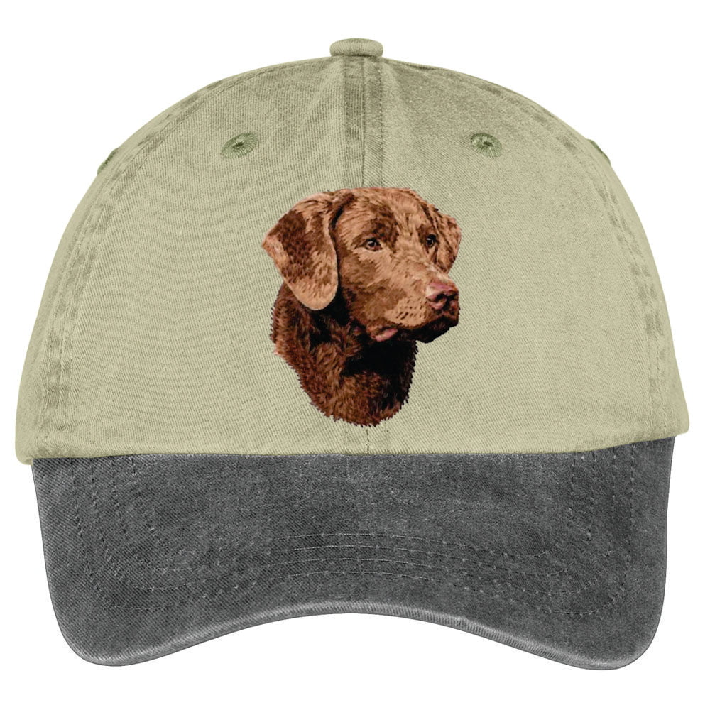 Chesapeake Bay Retriever  Embroidered Two Tone Baseball Cap - Image 3