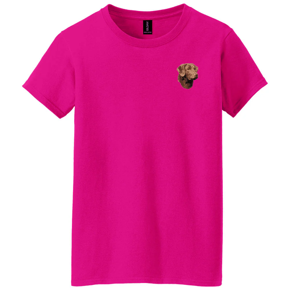 Chesapeake Bay Retriever Embroidered Women's T-Shirt - Image 2
