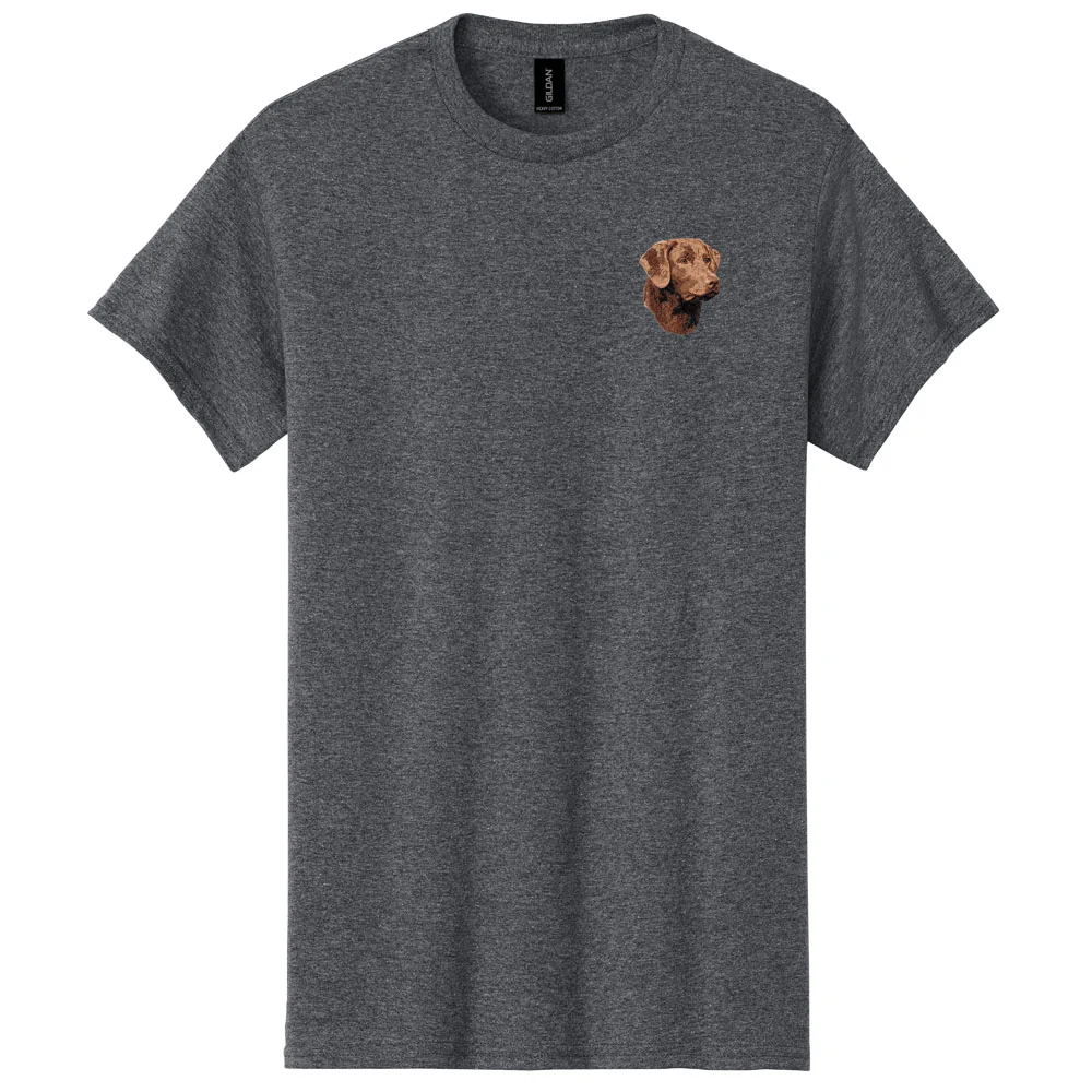 Chesapeake Bay Retriever Embroidered Men's T-Shirt - Image 6