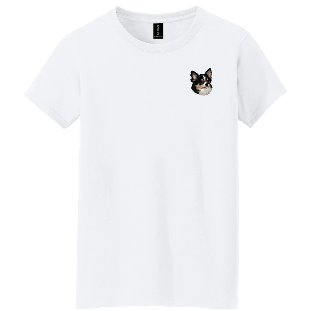 Chihuahua Embroidered Women's T-Shirt - Image 5