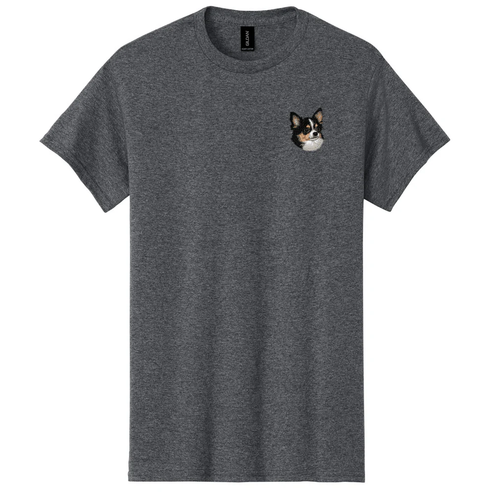 Chihuahua Embroidered Men's T-Shirt - Image 8